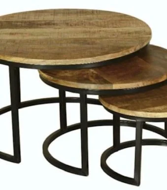 mangohouten salontafels