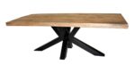 Mangohouten tafel spinpoot