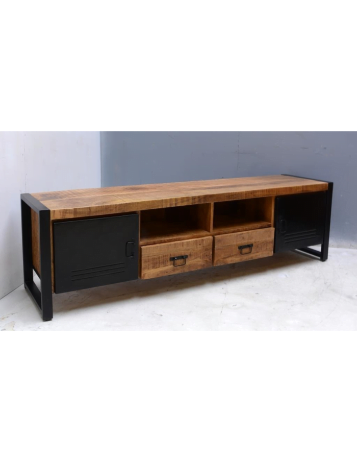 breedte tv meubel mangohout