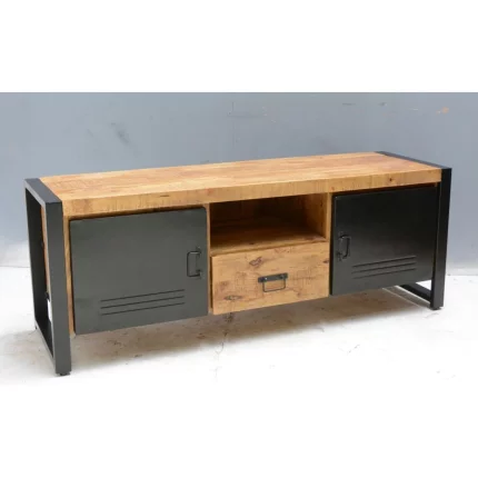 tv meubel mangohout 2 lades