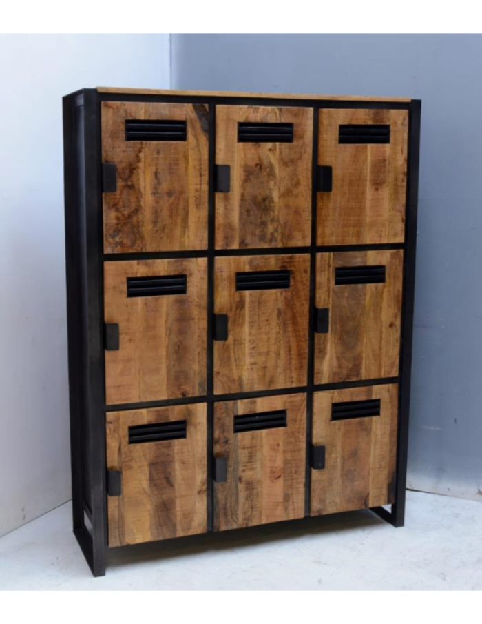 Kast van mangohout groot
