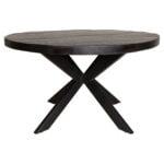 Starfurn eetkamertafel denver black rond