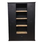 Zwarte lockerkast mangohout 1 1