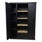 Zwarte lockerkast mangohout 2
