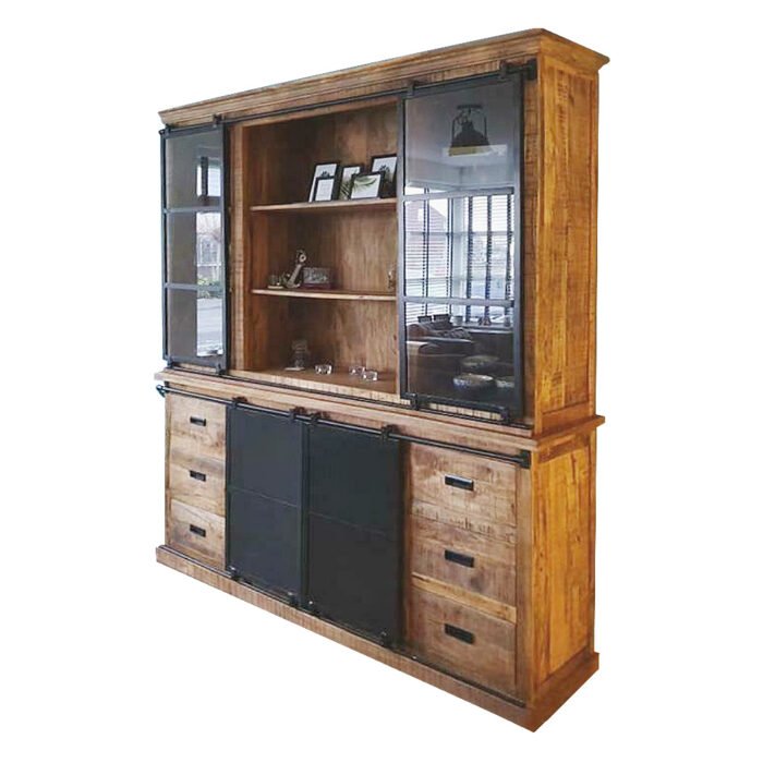 Buffetkast van mangohout 200cm