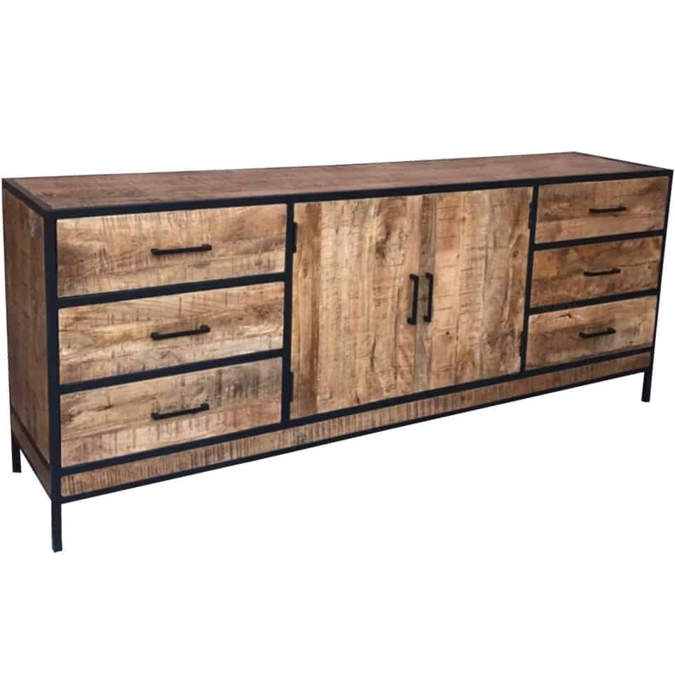 Mango houten meubels 3 gb dressoir 200