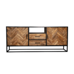 DRESSOIR MIKE MANGOHOUT VISGRAAT 180CM