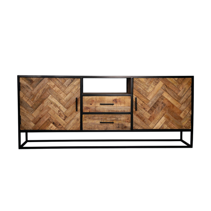 DRESSOIR MIKE MANGOHOUT VISGRAAT 180CM