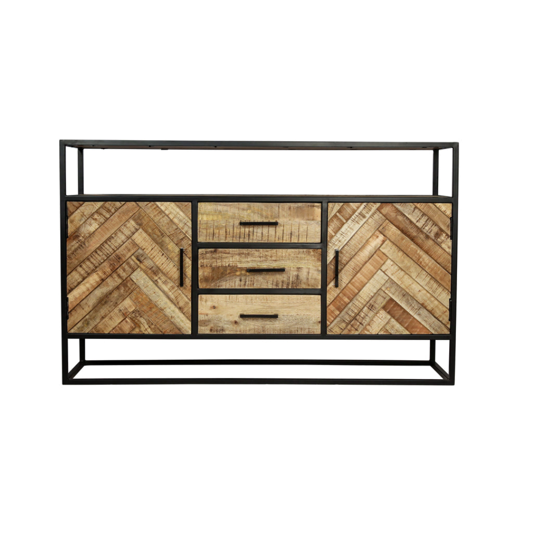 DRESSOIR MIKE MANGOHOUT VISGRAAT EXTRA TV PLANK 145CM