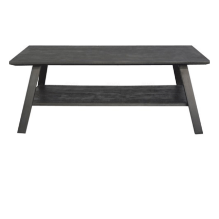 SALONTAFEL BEBE ZWART MANGOHOUT EXTRA PLANK 120CM