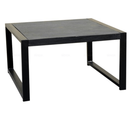SALONTAFEL BEBR ZWART MANGOHOUT 60 80CM