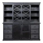 buffetkast mangohout 220 zwart