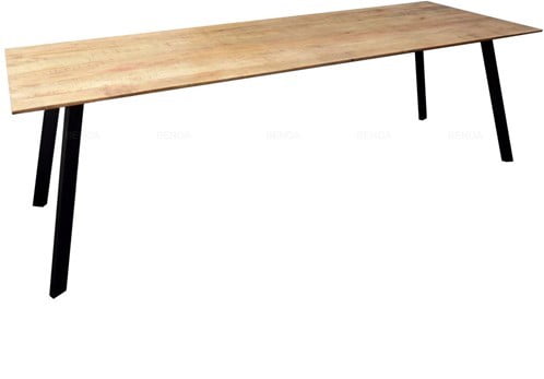 Mango houten meubels 6 berlin tafel 200