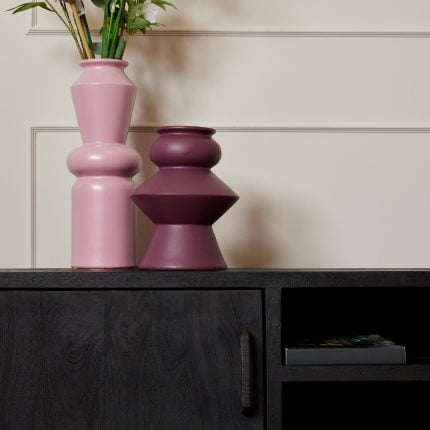 Tv meubel FSOM zwart mangohout 120cm c