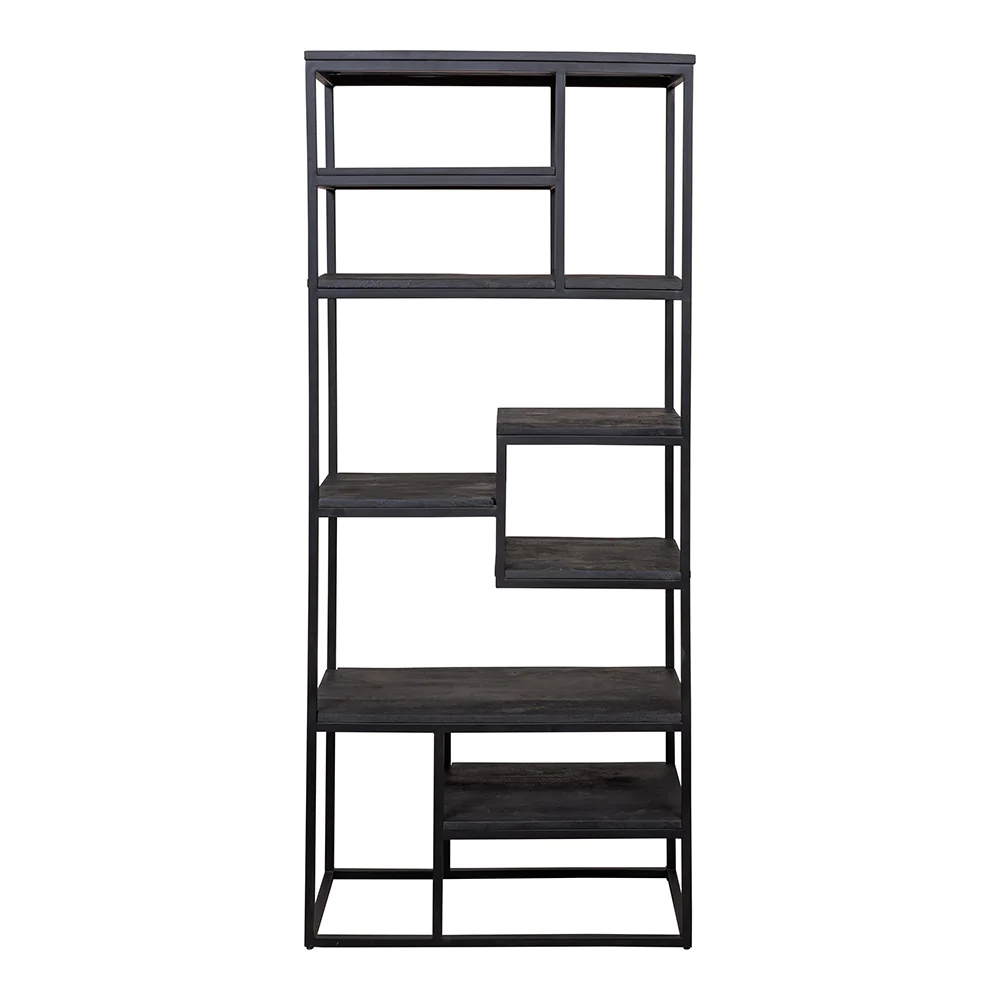 Vakkenkast MIBO 80cm zwart v