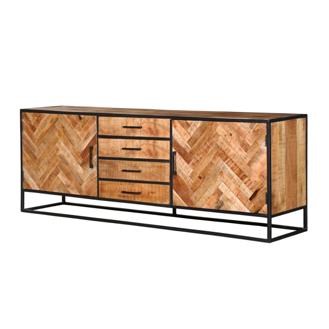 DRESSOIR FSAR MANGOHOUT VISGRAAT 210CM