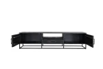 MIBR tv meubel zwart 210 o