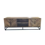 TV MEUBEL MISA MANGOHOUT SCHUIN MOTIEF 180CM