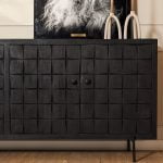 Dressoir FSBR zwart mangohout 220cm c