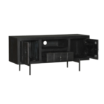 TV meubel FSBR zwart mangohout 120cm o