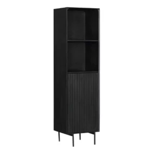 Boekenkast FSMA zwart mangohout 55cm z
