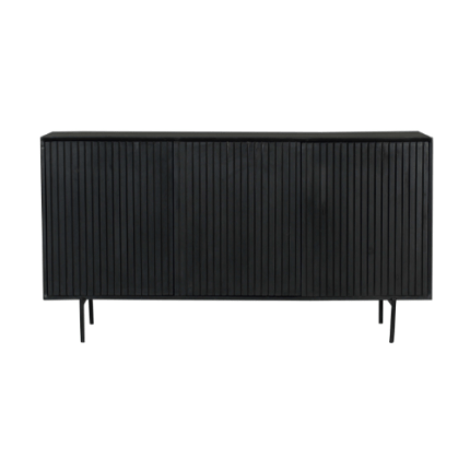 Dressoir FSMA zwart mangohout 165cm