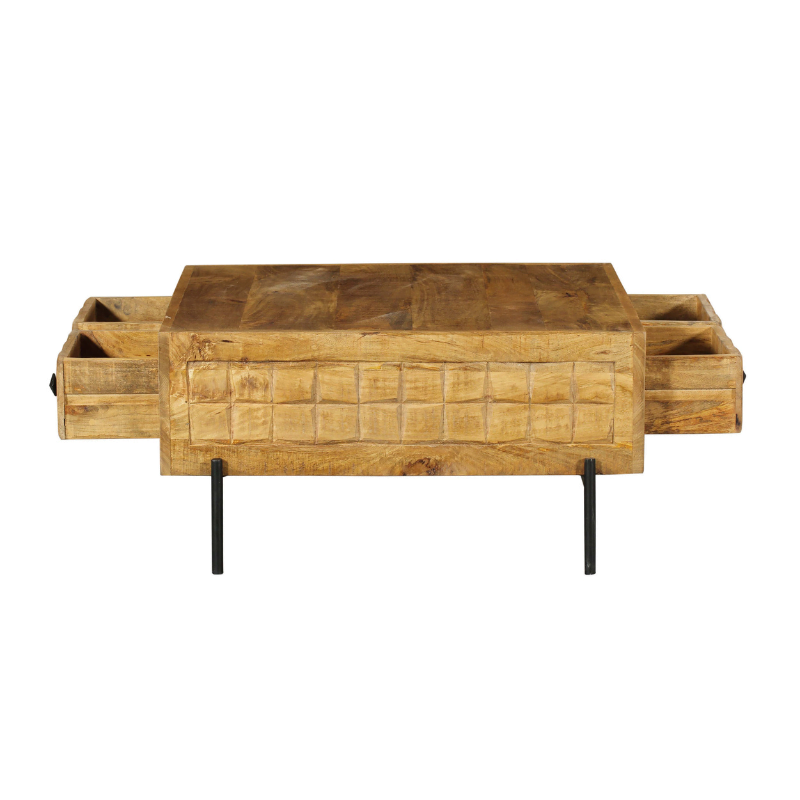 Salontafel FSBR mangohout 80cm z Salontafel FSBR mangohout 80cm z