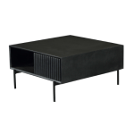 Salontafel FSMA zwart mangohout 80cm z2