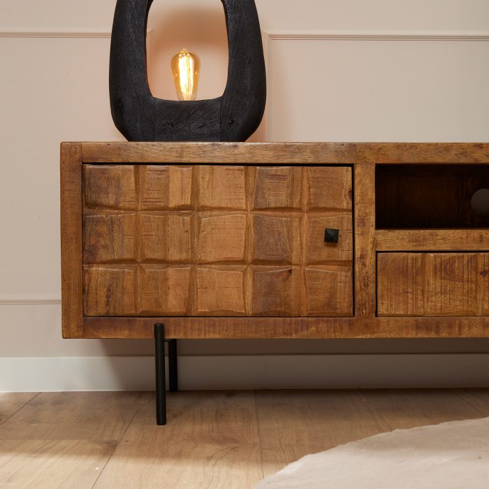 Tv meubel FSBR mangohout 180cm c