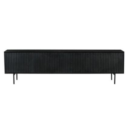 Tv meubel FSMA zwart mangohout 165 210cm