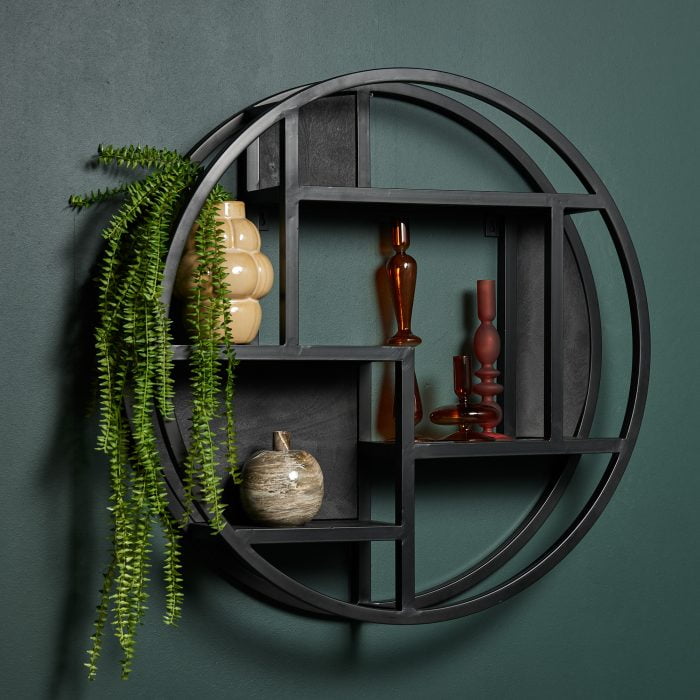 Wandrek FSNE zwart mangohout 75cm