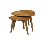 Wijnkast FSNE zwart mangohout 55cm v