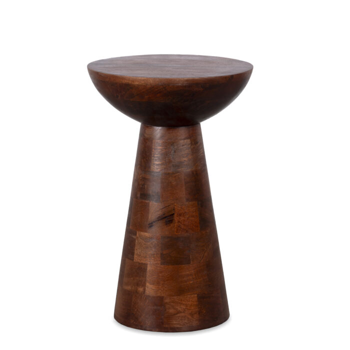 Bijzettafel Noordwijk bruin mangohout EB642BR scaled 1