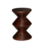 Bijzettafel Zandvoort bruin mangohout EB639BR scaled 1
