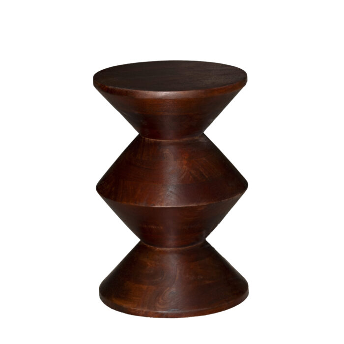 Bijzettafel Zandvoort bruin mangohout EB639BR scaled 1