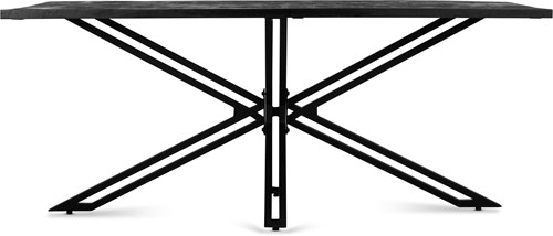 eettafel-yana-zwart-120 eettafel yana zwart 120